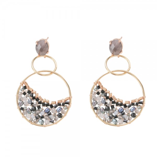 Miyeon Earrings by Christina Goldston