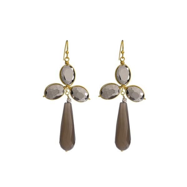 Kendall Earings - Silver by Christina Goldston