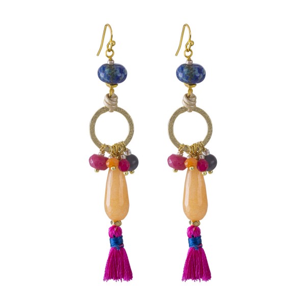 Halo Earrings by Christina Goldston
